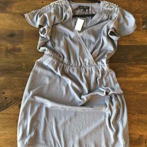 Gray banana republic dress